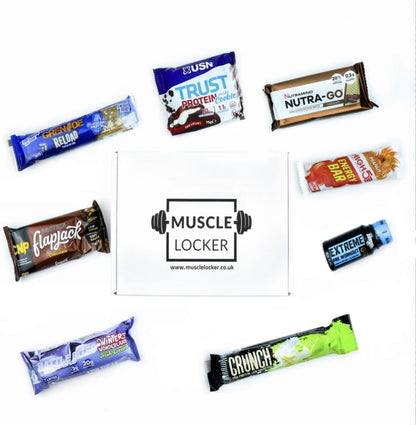 Protein Snack Box - Gym Gifts for Men & Women - High Protein Hamper with Bars & Snacks - Fitness Gift for Gym Lovers - High Protein Selection Box