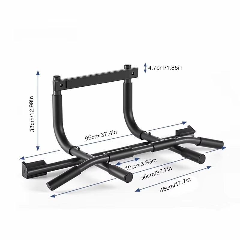 Door Frame Pull-Up Bar Wall Mounted Door Pull-Up Bar Pull-Up Bar Multi-Purpose Push-Up Bar Indoor Home Gym Equipment