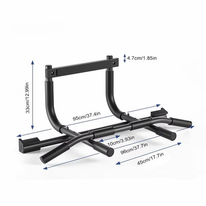 Door Frame Pull-Up Bar Wall Mounted Door Pull-Up Bar Pull-Up Bar Multi-Purpose Push-Up Bar Indoor Home Gym Equipment