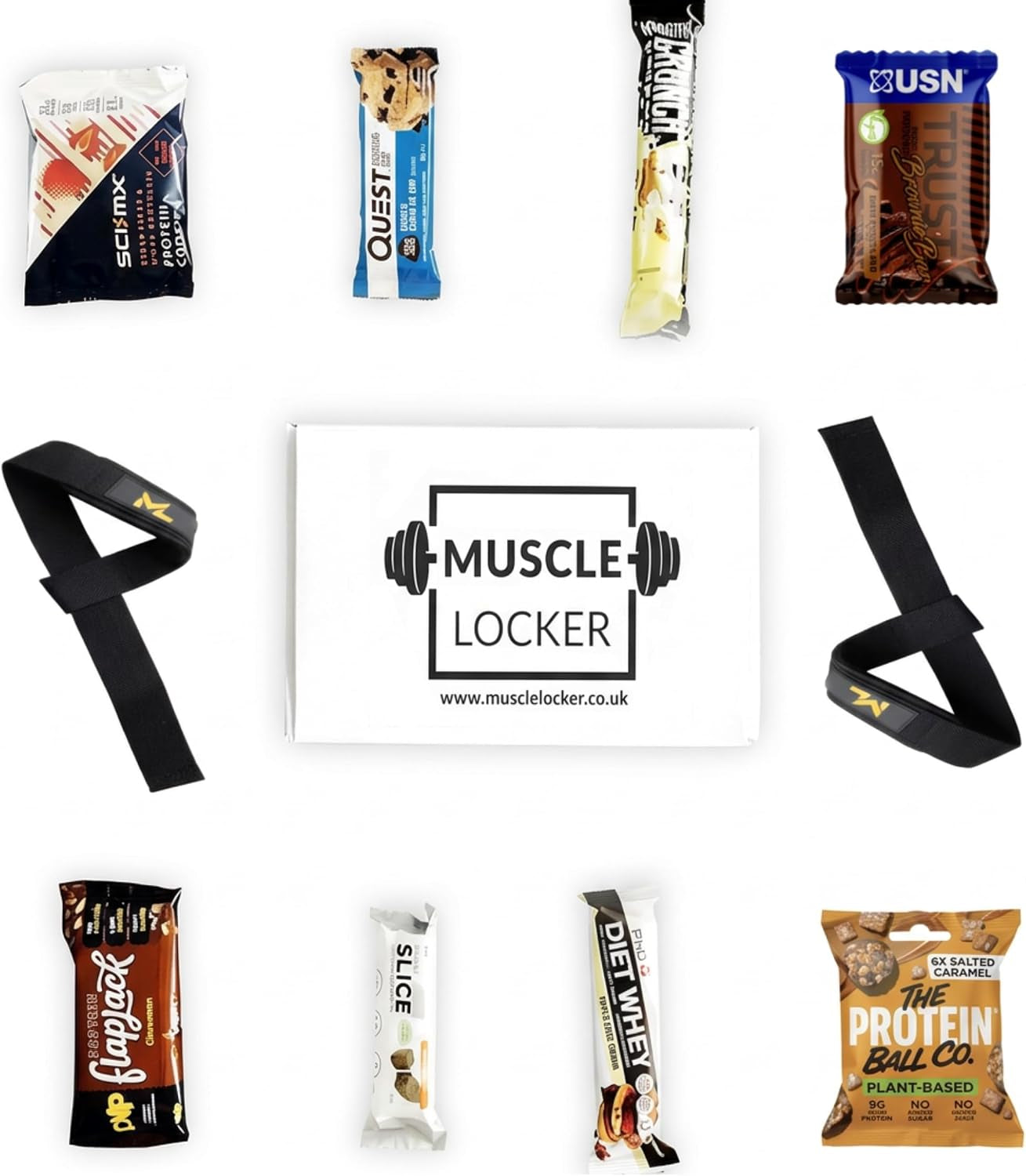 Protein Snack Box - Gym Gifts for Men & Women - High Protein Hamper with Bars & Snacks - Fitness Gift for Gym Lovers - High Protein Selection Box